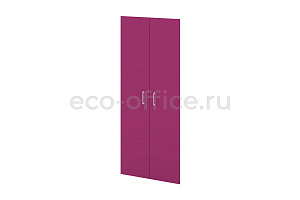 Двери высокие SENTIDA COLOR S-030 Малина фото