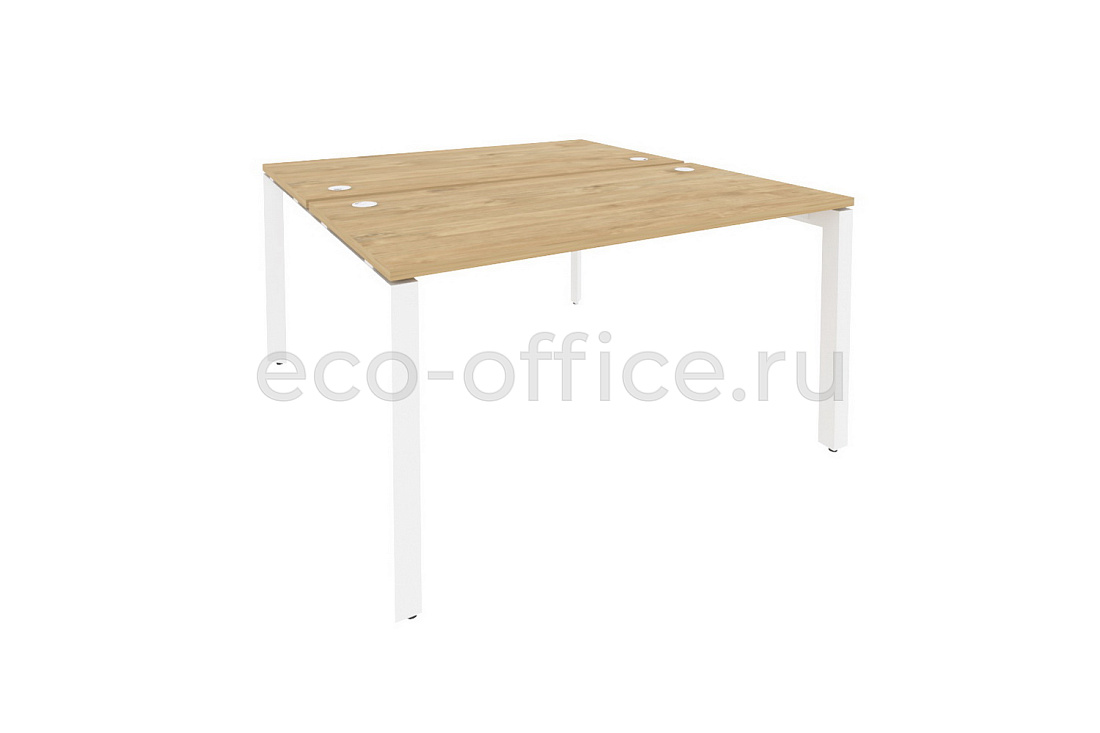 Рабочая станция на П-образном м/к ONIX O.MP-D.RS-2.3.7 Тиквуд Светлый / Белый металл  стоимость