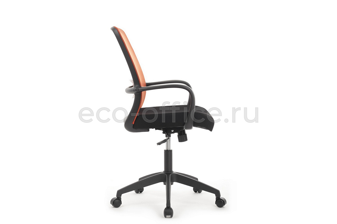Кресло RV Design FAST W-207 Чёрный пластик / Оранжевая ткань стоимость