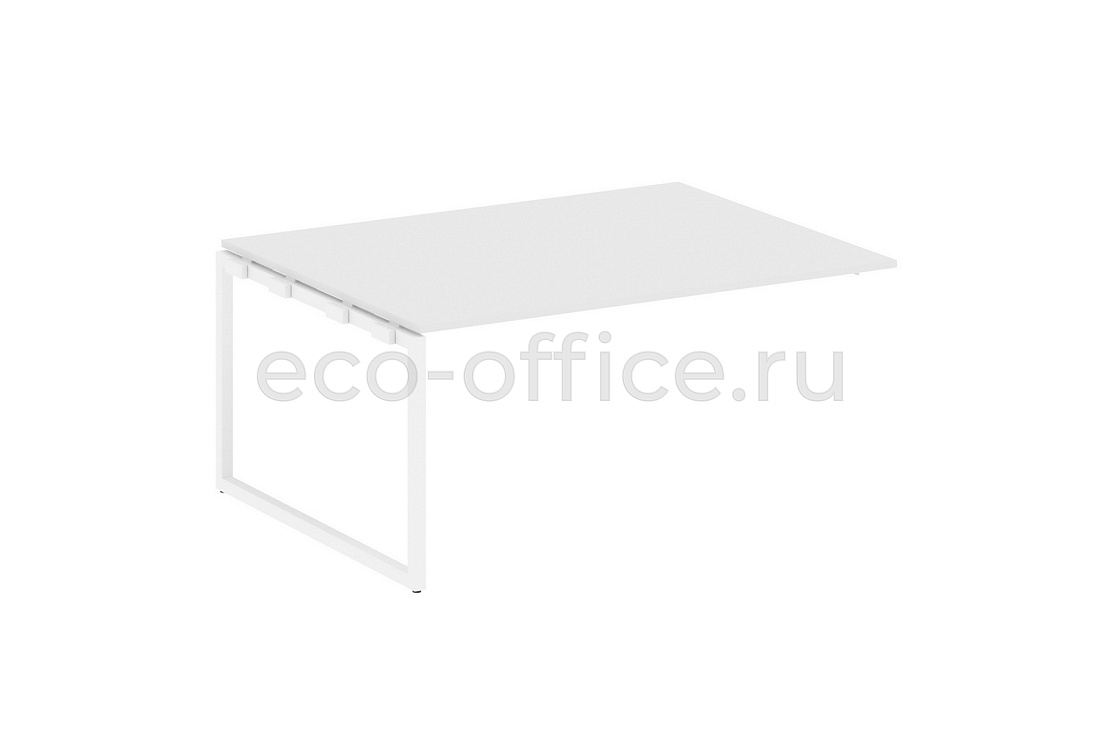 Проходной наборный элемент переговорного стола METAL SYSTEM QUATTRO 4x4 40БО.ППРГ-4 Белый / Белый металл  стоимость