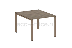 Стол переговорный (1 столешница) METAL SYSTEM STYLE БП.ПРГ-1.1 Вяз Благородный / Мокко металл фото