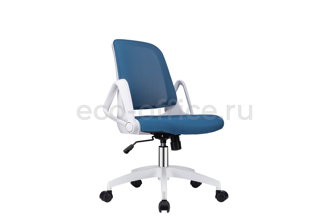 Кресло офисное RV Design W-158 Белый пластик / Синяя сетка стоимость