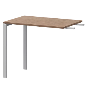 Бриф-приставка на металлокаркасе Protech АМ-090.60 Орех/Белый фото