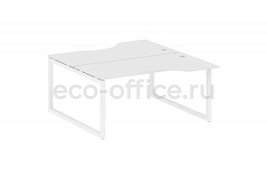 Рабочая станция криволинейная METAL SYSTEM QUATTRO 5x5 50БО.РАС-СА-2.1 Белый / Белый металл фото