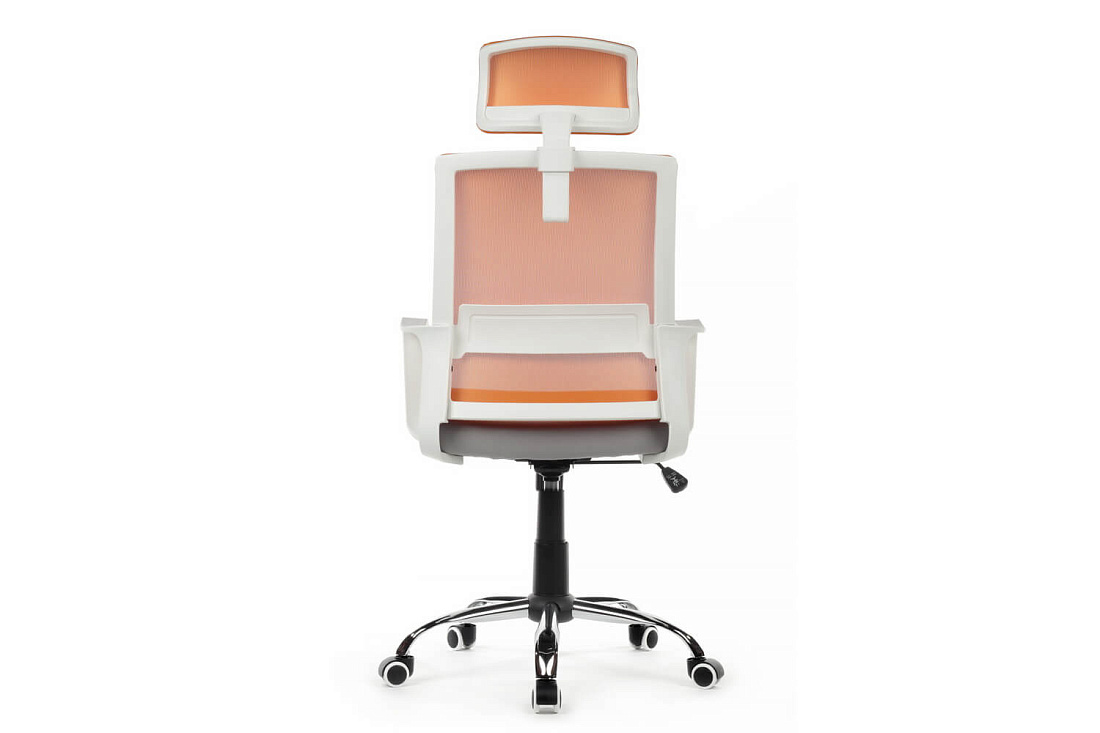 кресло rv chair mint 1029hw оранжевая сетка / серая ткань фото