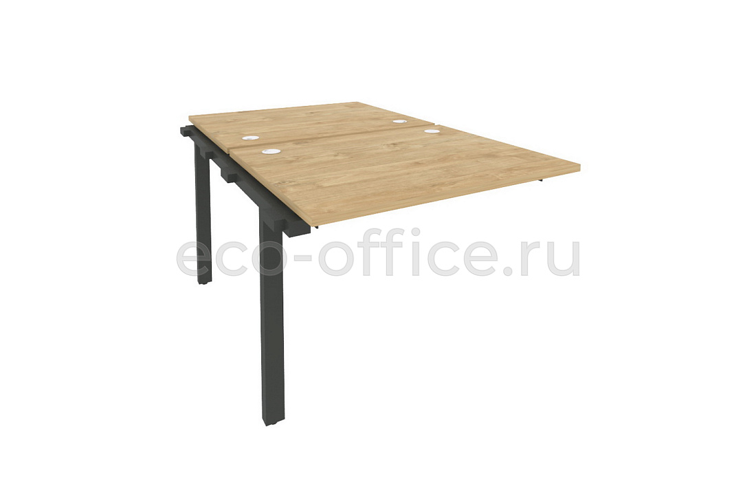 Наборный элемент рабочей станции на П-образном м/к ONIX O.M-2.NRS-1.8 Тиквуд Светлый / Антрацит металл  стоимость