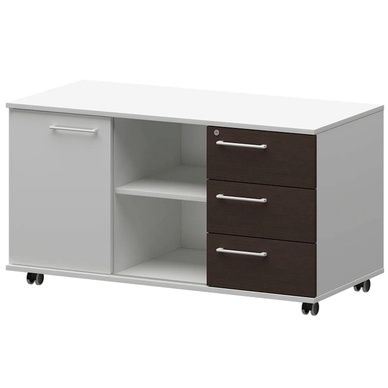 креденция правая protech kzt-62r дуб венге/белый фото