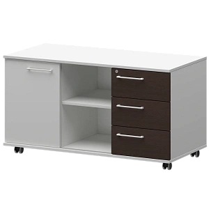 Креденция правая Protech KZT-62R Дуб венге/Белый фото