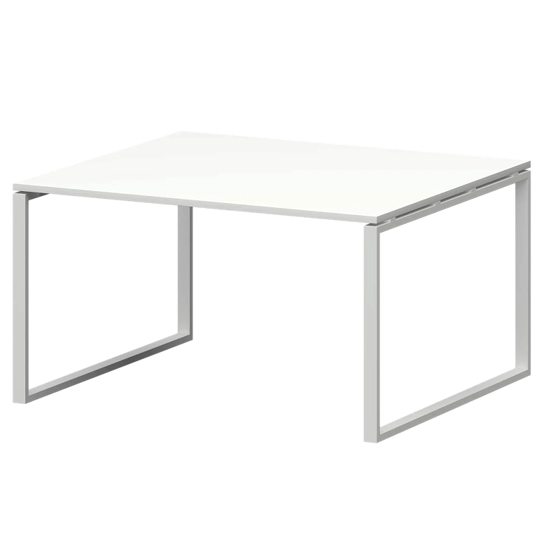 стол переговорный на металлокаркасе protech смсп-о-14.123.пр25 белый/белый фото