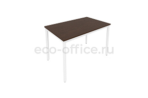 Стол письменный на металлокаркасе SLIM SYSTEM С.СП-4 Венге Цаво / Белый металл фото