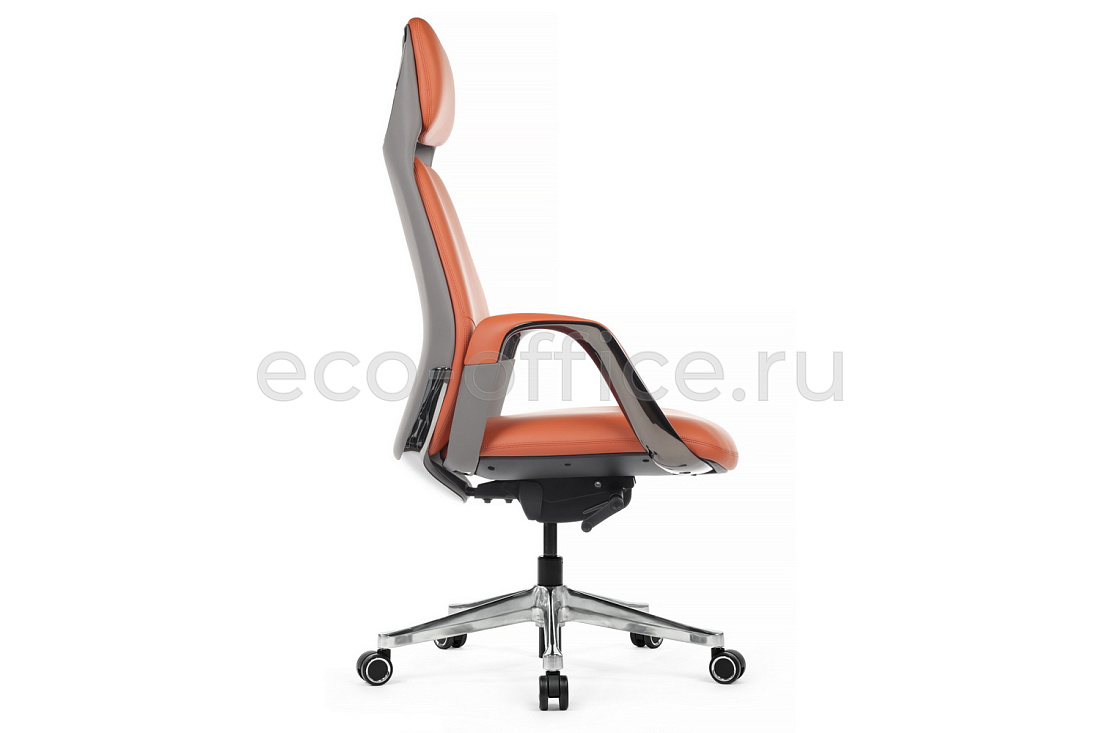 Кресло руководителя RV Design NAPOLI YZPN-YR020 Оранжевая кожа  стоимость