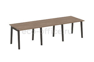 Стол переговорный (3 столешницы) ONIX WOOD OW.PRG-3.1 Дуб Аризона / Дуб Тёмный фото