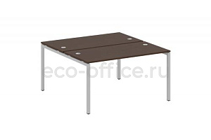 Рабочая станция METAL SYSTEM QUATTRO 4x4 40БП.РАС-СП-2.3 Венге Цаво / Серый металл фото