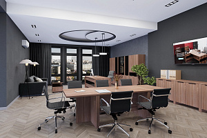 Кабинет руководителя АКЦЕНТ Темный Шимо фото