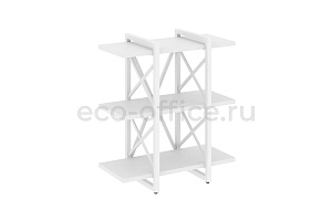 Стеллаж на регулируемых опорах LOFT VR.L-MST.O-3.4V Белый Бриллиант / Белый металл фото