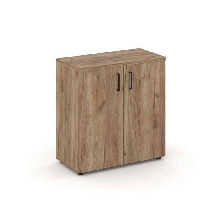 шкаф низкий широкий style project sn.sts.e-301 дуб табак/черный ручки фото
