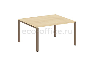Стол переговорный (1 столешница) METAL SYSTEM STYLE БП.ПРГ-1.3 Акация Лорка / Мокко металл фото