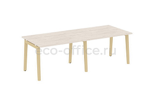 Стол переговорный (2 столешницы) ONIX WOOD OW.PRG-2.2 Денвер Светлый / Дуб Светлый фото