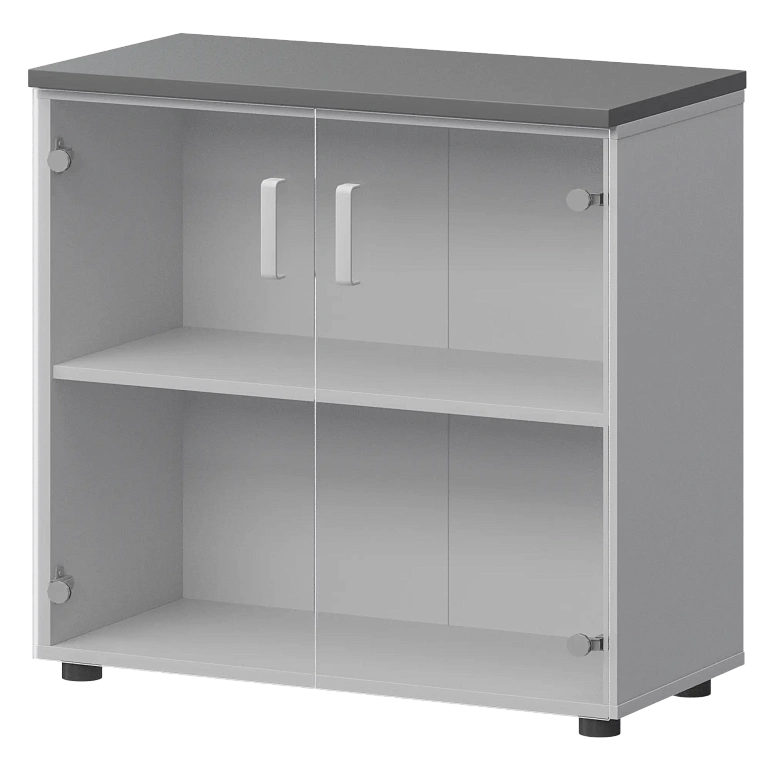 шкаф protech смш-28с2 белый/графит фото