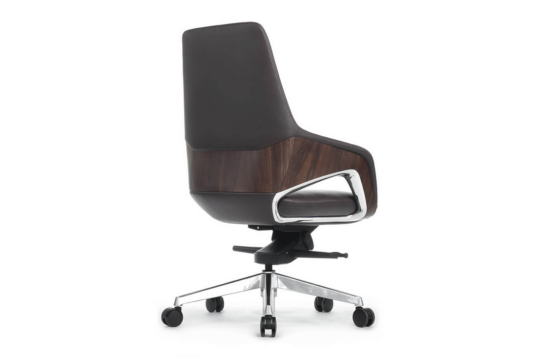 Кресло руководителя RV Design AURA-M FK005-B Тёмно-коричневая кожа стоимость