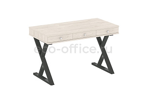 Стол на металлокаркасе HomeOffice VR.SP-1-118.M Денвер Светлый / Антрацит металл фото