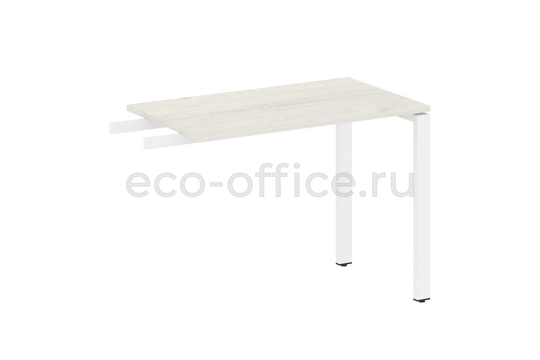 Приставной элемент на П-образном м/к METAL SYSTEM STYLE БП.ПР-3 Дуб Наварра / Белый металл  стоимость