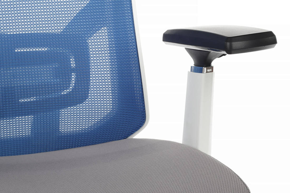 Кресло RV Chair STEP AW2320 Синяя сетка / Серая ткань стоимость