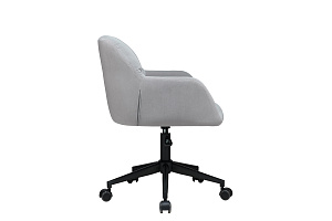 Кресло ECO-CHAIR EDMON 9-178 Светло-серый велюр фото