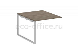 Проходной наборный элемент переговорного стола METAL SYSTEM STYLE БО.ППРГ-1 Вяз Благородный / Серый металл фото