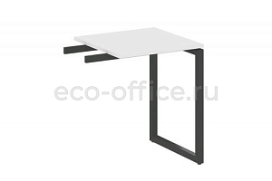 Приставной элемент на О-образном м/к METAL SYSTEM QUATTRO 4x4 40БО.ПР-1 Белый / Антрацит металл фото