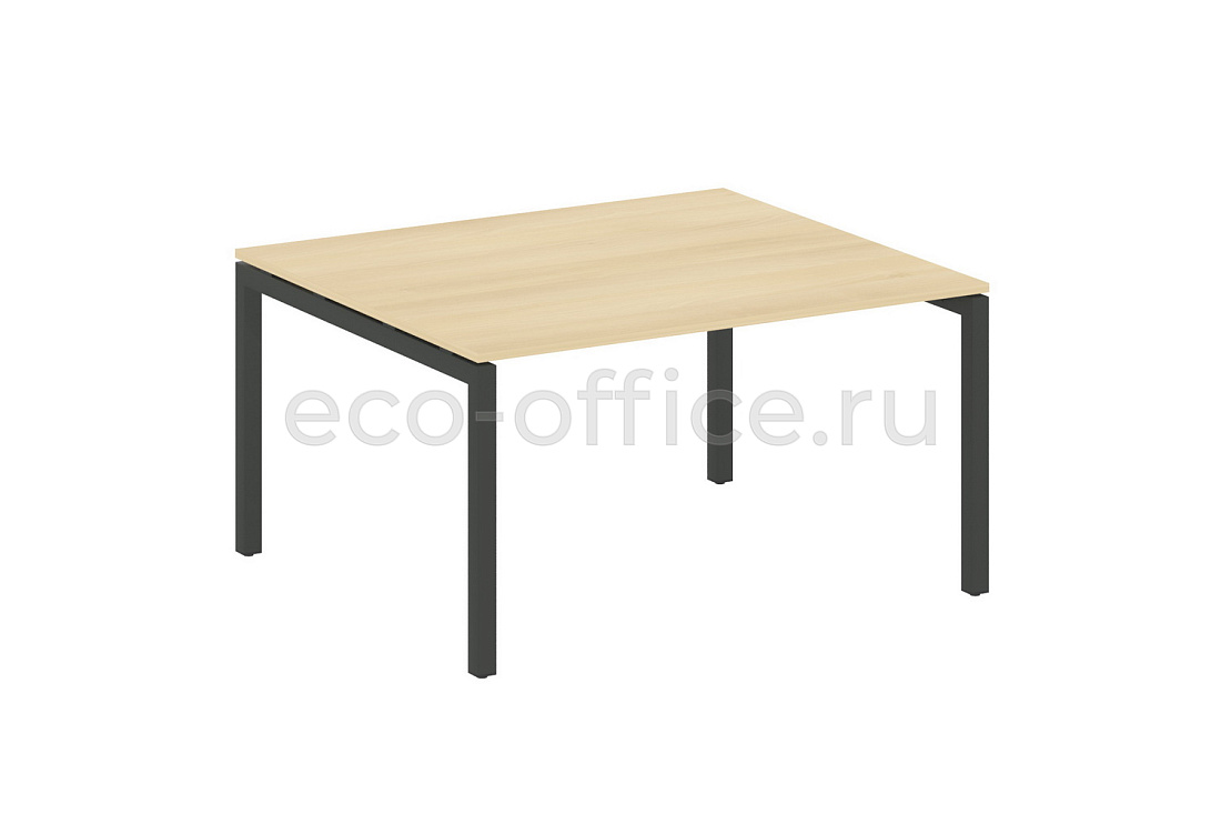 Стол переговорный (1 столешница) METAL SYSTEM QUATTRO 5x5 50БП.ПРГ-1.3 Акация Лорка / Антрацит металл  стоимость