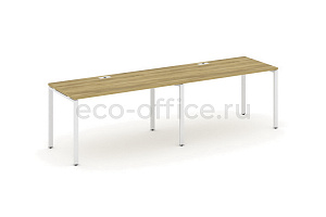 Рабочая станция на 2 места CONCEPT CN.ORS-003 Дуб Винченцо / Белый металл фото