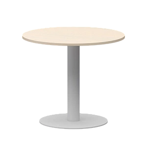 Стол круглый Protech АМ-Д90 Бук/Белый фото