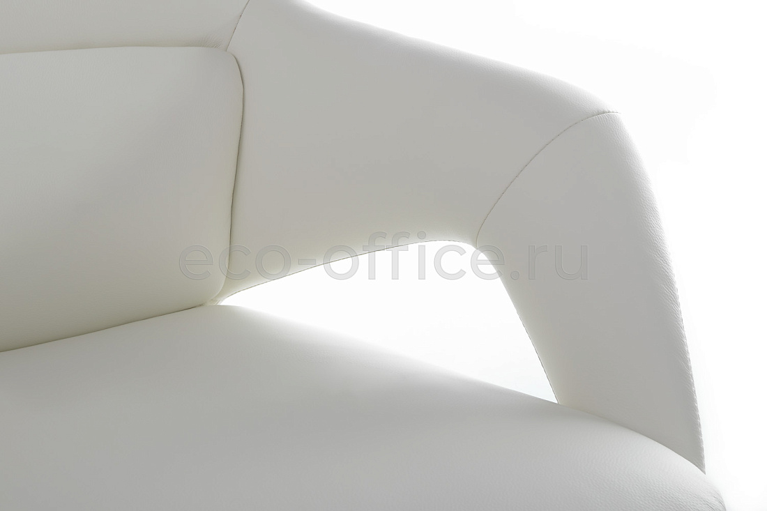 Кресло руководителя RV Design AURA FK005-A Белая кожа  стоимость