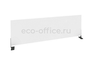 Экран боковой (ЛДСП) ONIX O.EKR-118 Белый Бриллиант / Антрацит металл фото