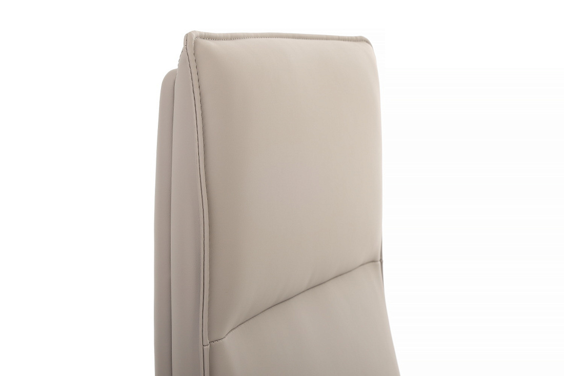 кресло руководителя rv chair tino cm-p004as бежевая экокожа фото