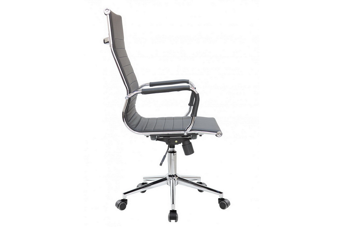 Кресло руководителя RV Chair HUGO 6002-1S Чёрная экокожа  стоимость
