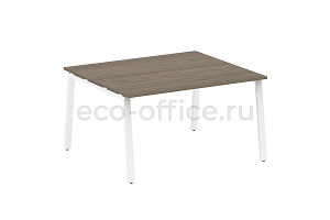 Стол переговорный (1 столешница) METAL SYSTEM STYLE БА.ПРГ-1.3 Вяз Благородный / Белый металл фото