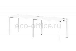 Линейный кластер на металлокаркасе 40*40 SENTIDA STEEL S-135 Белый фото