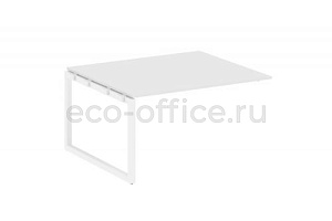Проходной наборный элемент переговорного стола METAL SYSTEM QUATTRO 5x5 50БО.ППРГ-3 Белый / Белый металл фото
