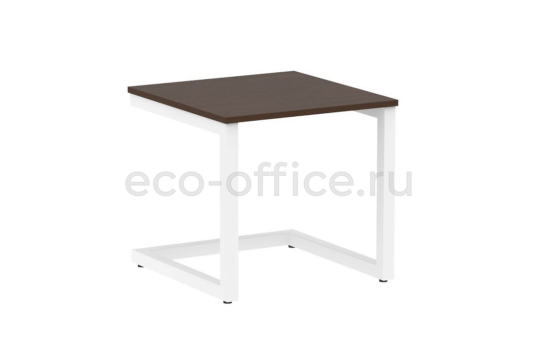 Стол журнальный на металлокаркасе HomeOffice VR.SP-2-58.G white Венге Цаво / Белый металл  стоимость