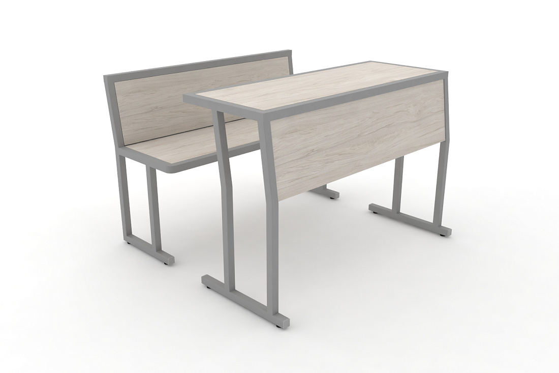 Комплект для первого ряда DESK DKN-1100SPL Денвер Светлый / Серый Металл  стоимость
