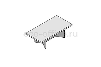Журнальный стол прямоугольный (шпон) ELITE 174185 Classic ebony / Black (Cod.10) купить в Москве
