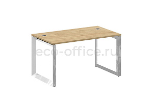 Стол руководителя ONIX DIRECT LUX M-O.MO-SRR-3.8 Тиквуд Светлый / Нержавеющая сталь фото