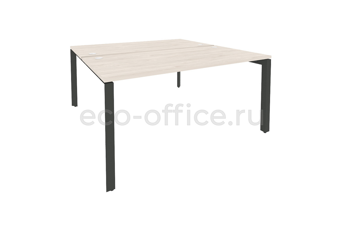Рабочая станция на П-образном м/к ONIX O.MP-D.RS-2.4.8 Денвер Светлый / Антрацит металл купить в Москве