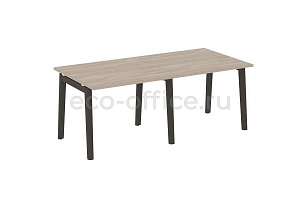 Стол переговорный (2 столешницы) ONIX WOOD OW.PRG-2.1 Дуб Аттик / Дуб Тёмный фото