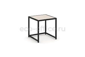 Стол журнальный LOFT VR.L-SJK-40 Денвер Светлый / Чёрный металл фото