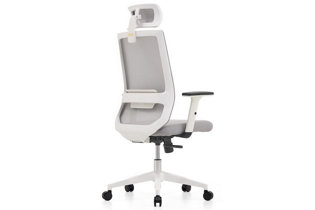 кресло rv chair lid 853a-1-dp3d серая сетка / серая ткань фото