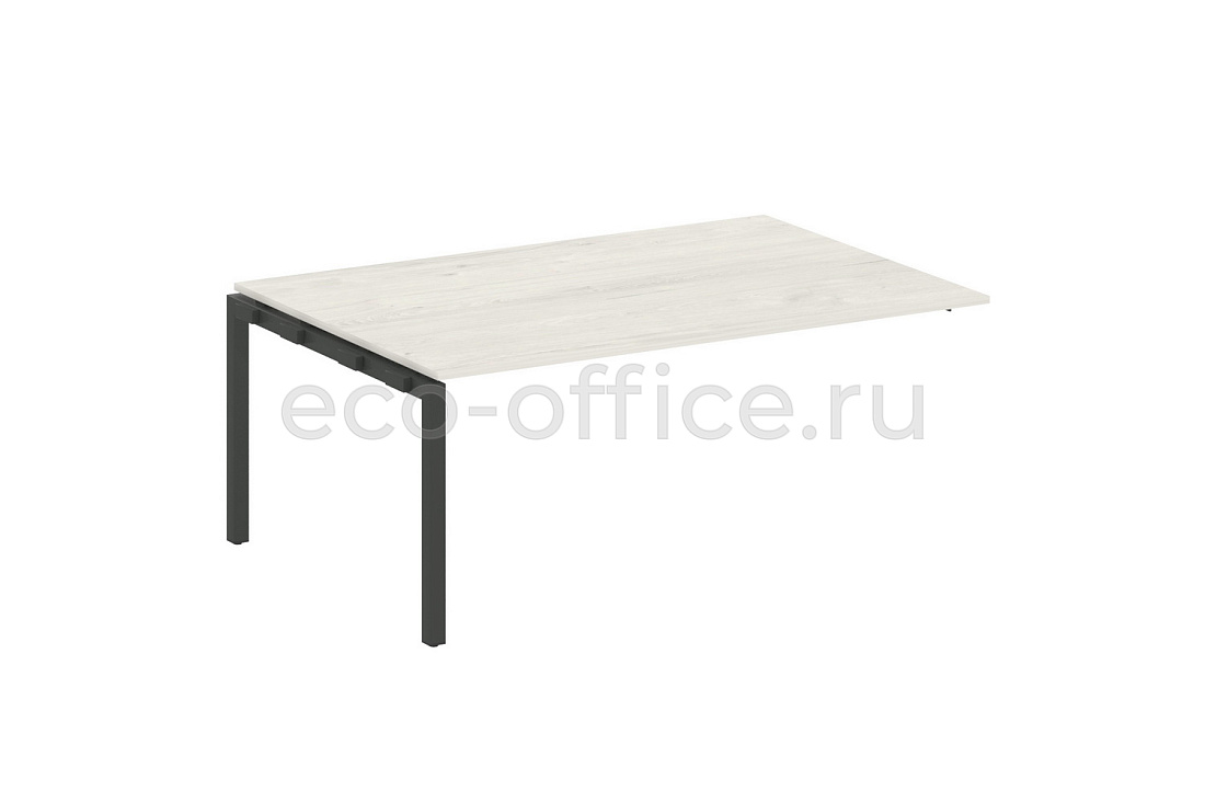 Проходной наборный элемент переговорного стола METAL SYSTEM QUATTRO 5x5 50БП.ППРГ-5 Дуб Наварра / Антрацит металл   стоимость