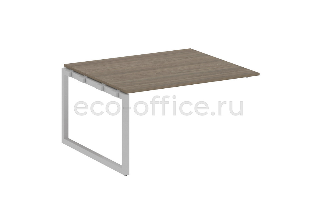 Проходной наборный элемент переговорного стола METAL SYSTEM QUATTRO 5x5 50БО.ППРГ-3 Вяз Благородный / Серый металл  стоимость